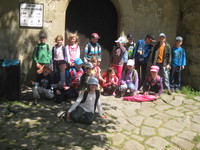 1. a 3. třída na výletě na hrad Buchlov