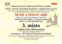 Send a post card - 3.místo